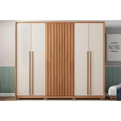 Guarda Roupa Casal 6 Portas (2 Ripadas) E 6 Gavetas New Comodus Freijo/off White - Caemmun
