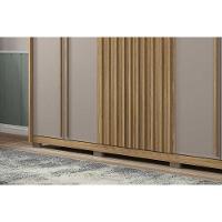 Guarda Roupa Casal 6 Portas (2 Ripadas) E 6 Gavetas New Comodus Freijo/off White - Caemmun - 8