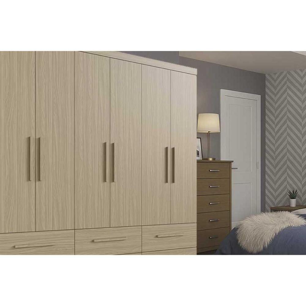 Guarda Roupa Casal 6 Portas E 6 Gavetas Ph 1691 Branco - Herval - 7