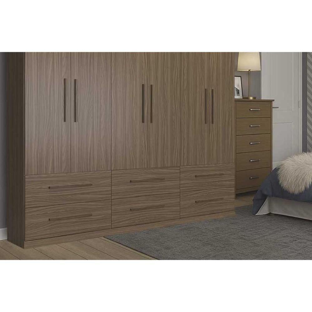 Guarda Roupa Casal 6 Portas E 6 Gavetas Ph 1691 Cedro - Herval - 10