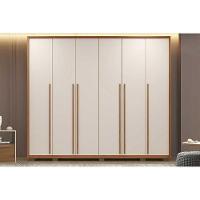 Guarda Roupa Casal 6 Portas E 6 Gavetas Milanus Freijo/off White - Caemmun - 2