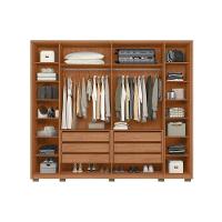 Guarda Roupa Casal 6 Portas E 6 Gavetas Milanus Freijo/off White - Caemmun