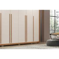 Guarda Roupa Casal 6 Portas E 6 Gavetas Milanus Freijo/off White - Caemmun - 5