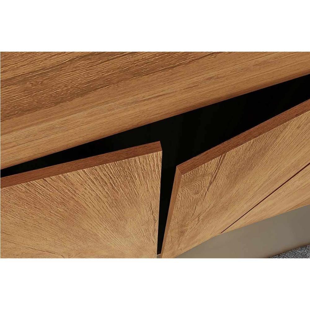 Guarda Roupa Casal 6 Portas E 6 Gavetas C/ Pés Horizon Naturale/off White - Rufato - 5