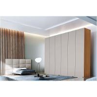 Guarda Roupa Casal 6 Portas E 6 Gavetas C/ Pés Horizon Naturale/off White - Rufato - 1