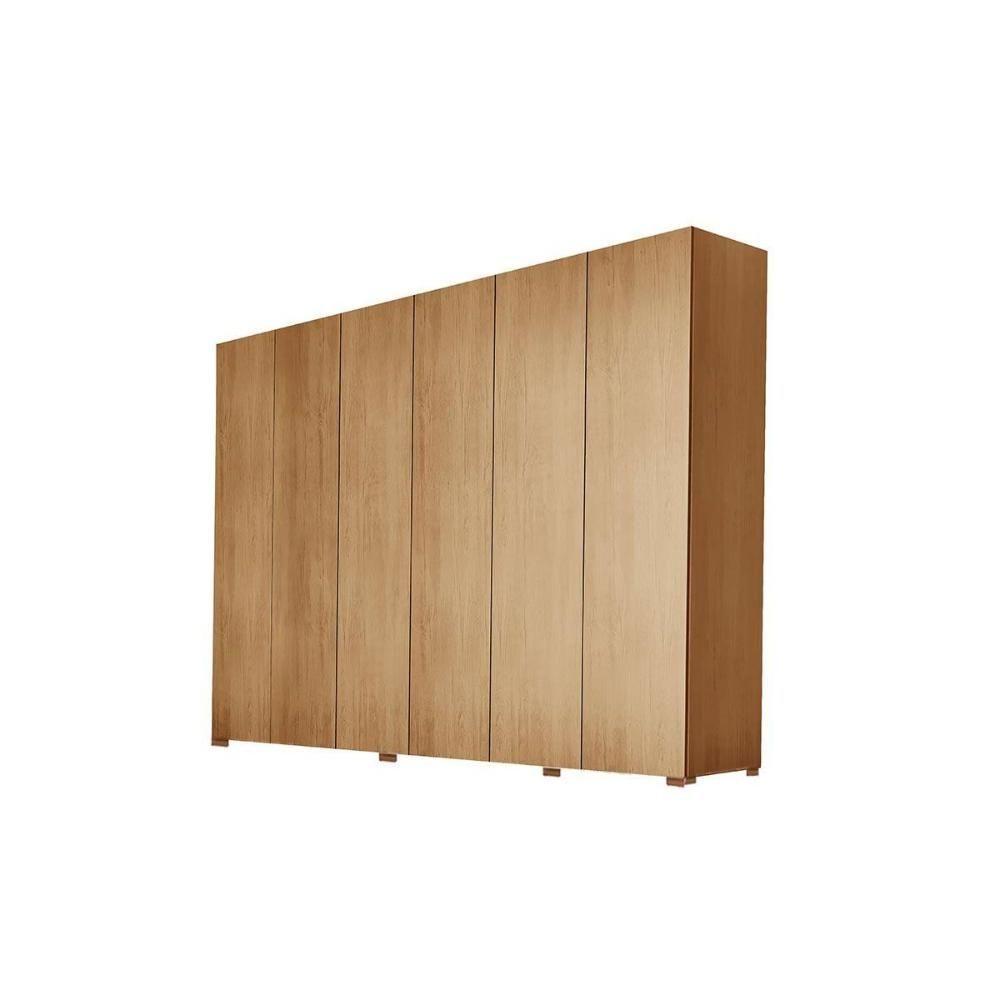 Guarda Roupa Casal 6 Portas E 6 Gavetas C/ Pés Horizon Naturale - Rufato - 2