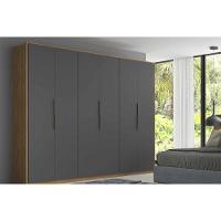 Guarda Roupa Casal 6 Portas E 6 Gavetas Atrice Amendola/grafito - Demóbile - 1