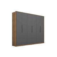 Guarda Roupa Casal 6 Portas E 6 Gavetas Atrice Amendola/grafito - Demóbile - 6