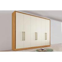 Guarda Roupa Casal 6 Portas E 6 Gavetas Argos Peroba/off White - Europa - 1