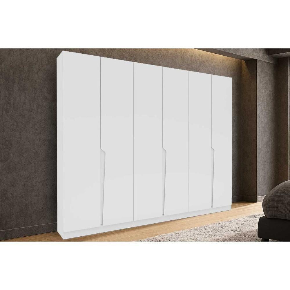 Guarda Roupa Casal 6 Portas E 4 Gavetas Porto Branco - Politorno - 1