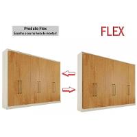 Guarda Roupa Casal 6 Portas E 6 Gavetas Argos Off White/peroba - Europa - 5