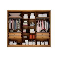 Guarda Roupa Casal 6 Portas E 4 Gavetas Rizon/linea Plus Cumaru/fendi 25 - Novo Horizonte - 3