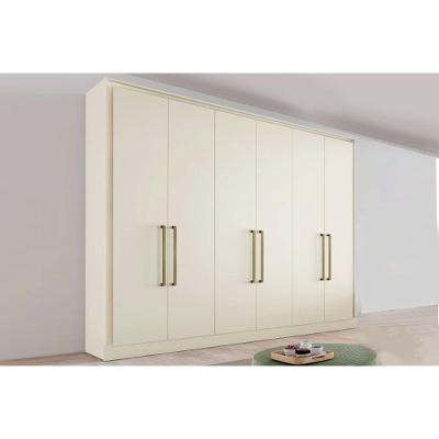 Guarda Roupa Casal Argos 6 Portas de Bater 6 Gavetas Off White Europa
