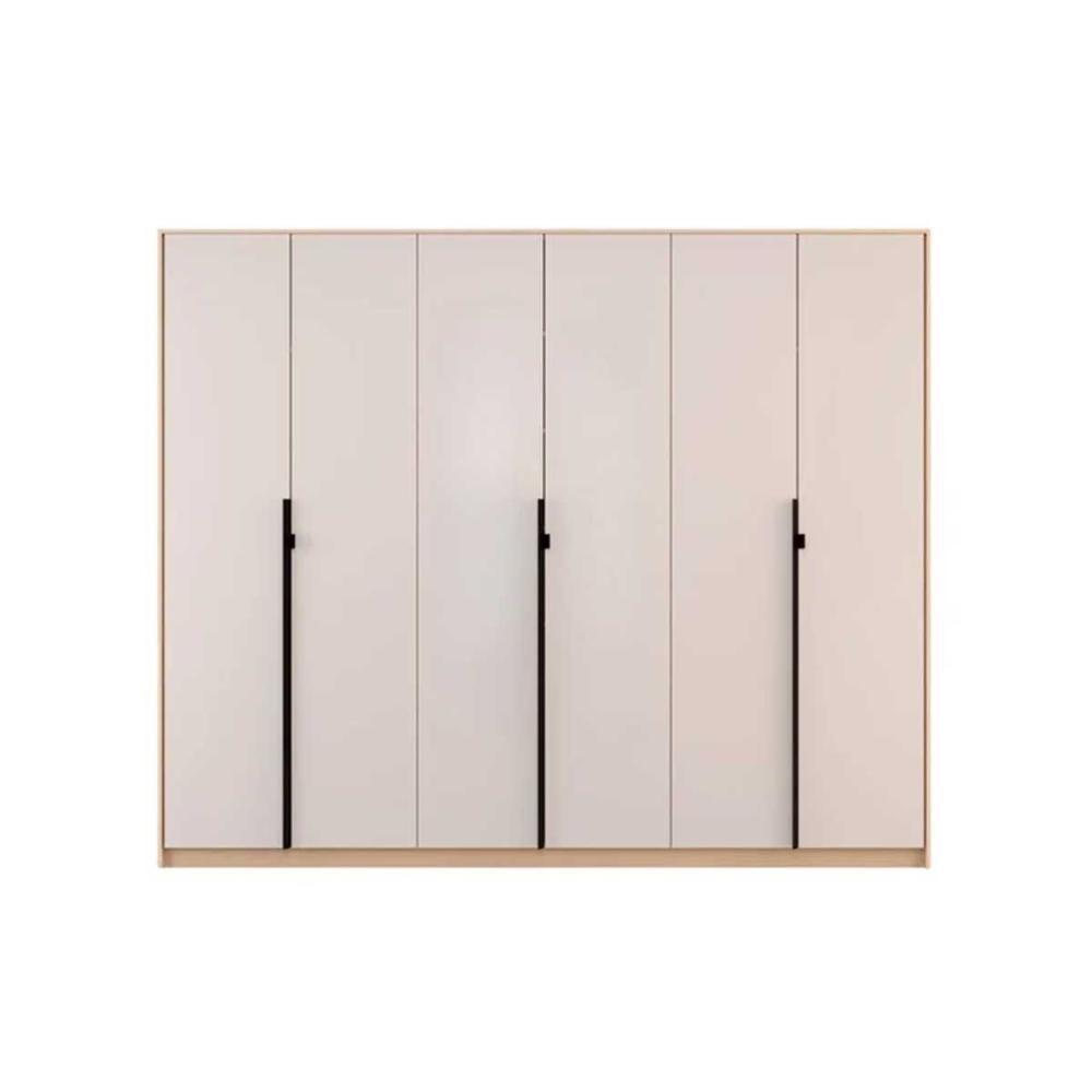 Guarda Roupa Casal 6 Portas E 4 Gavetas Ph 1807 Carvalho Nature/off White - Herval - 4