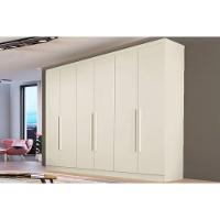 Guarda Roupa Casal 6 Portas E 4 Gavetas Oslo Off White - Europa - 1