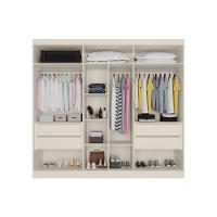 Guarda Roupa Casal 6 Portas E 4 Gavetas Oslo Off White - Europa - 3