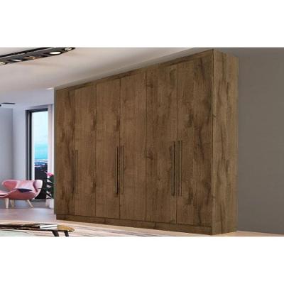 Guarda Roupa Casal 6 Portas E 4 Gavetas Oslo Braúna - Europa