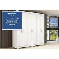 Guarda Roupa Casal 6 Portas E 4 Gavetas Nubia Cinamomo/off White - Acp - 5