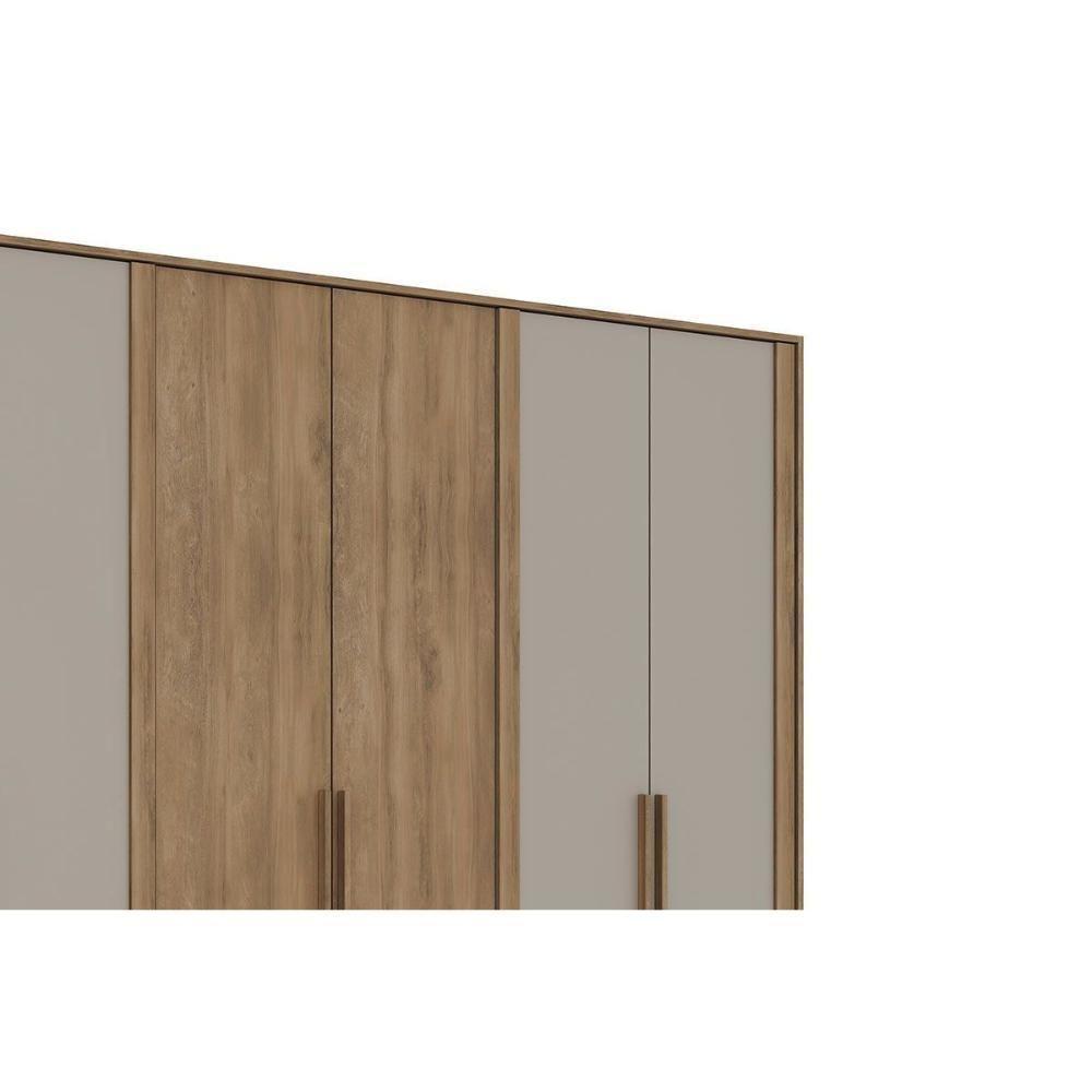 Guarda Roupa Casal 6 Portas E 4 Gavetas Everest 1178 Flex Freijo Ou Freijo C/ Avela - Carraro - 9