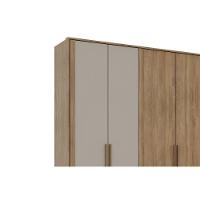 Guarda Roupa Casal 6 Portas E 4 Gavetas Everest 1178 Flex Freijo Ou Freijo C/ Avela - Carraro - 6