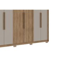 Guarda Roupa Casal 6 Portas E 4 Gavetas Everest 1178 Flex Freijo Ou Freijo C/ Avela - Carraro - 7