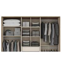 Guarda Roupa Casal 6 Portas E 4 Gavetas Everest 1178 Flex Freijo Ou Freijo C/ Avela - Carraro - 10