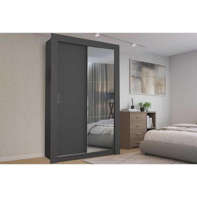 Guarda Roupa Solteiro PH 1728 2 Portas de Correr Grafite Herval