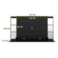 Painel TV até 60" com Espelho Nairóbi Plus Multimóveis - 5