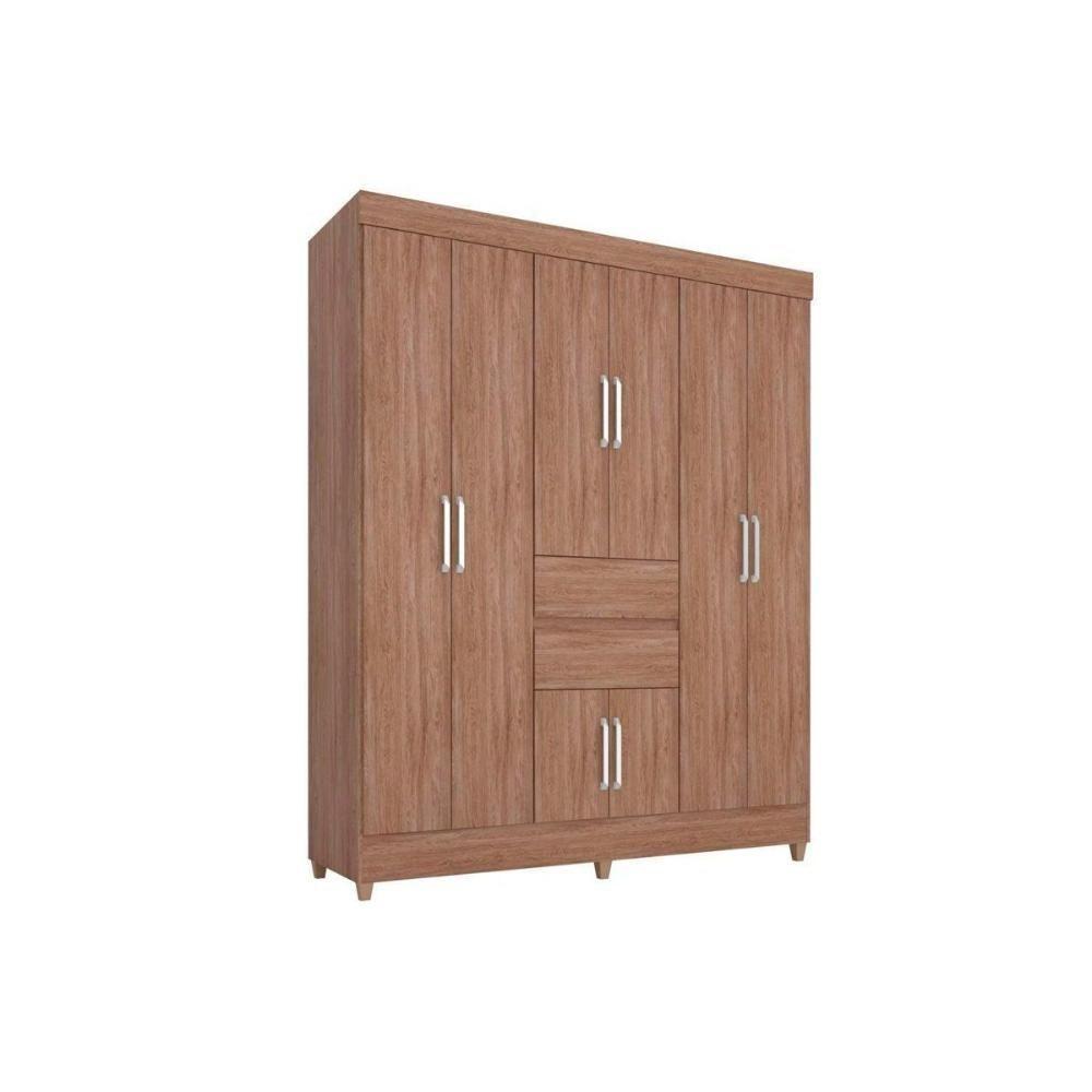 Guarda Roupa Casal 8 Portas E 2 Gavetas Munique Cafe Touch - Demóbile - 8