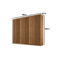 Guarda Roupa Casal 6 Portas Ripadas E 2 Gavetas Cairo Premium Naturale - Rufato - 4