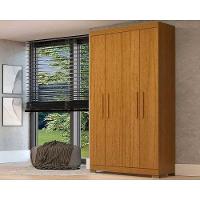 Guarda Roupa Solteiro 4 Portas 2 Gavetas Lana Cinamomo - Acp - 1