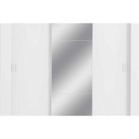 Guarda Roupa Solteiro 3 Portas De Correr (1 C/ Espelho) C/ Pés Cbh563 Branco - Kappesberg - 5