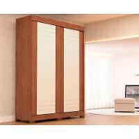 Guarda Roupa Solteiro 2 Portas E 2 Gavetas Ayla Flex Nature/nature Ou Off White - Acp - 6