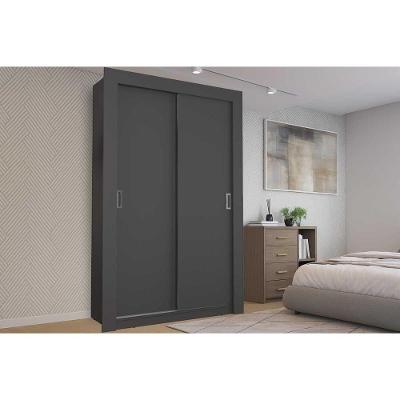 Guarda Roupa Solteiro PH 1728 2 Portas de Correr Grafite