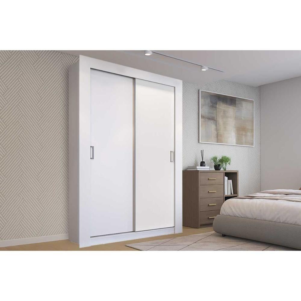 Guarda Roupa Solteiro 2 Portas De Correr Ph 1728 Branco - Herval - 1