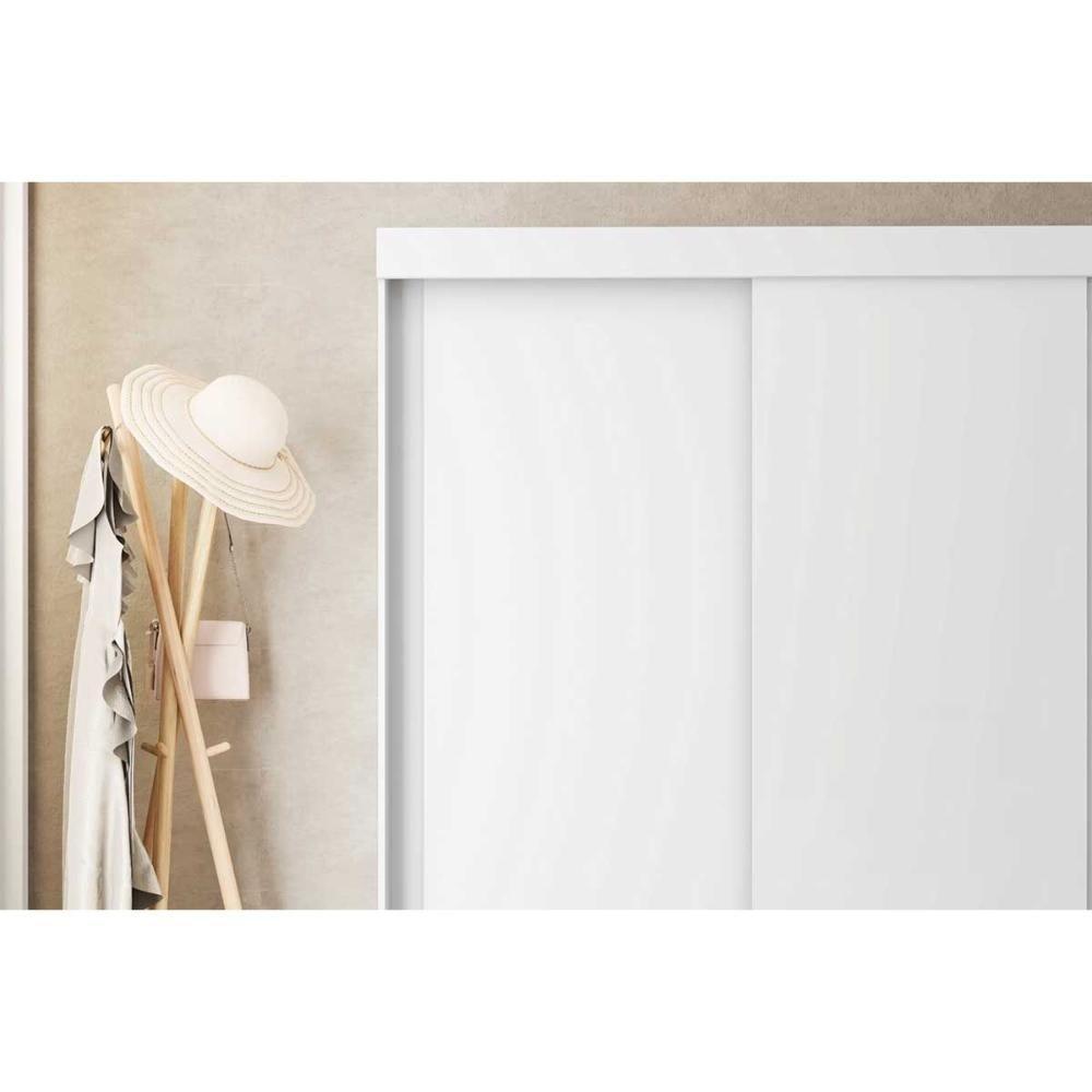 Guarda Roupa Solteiro 2 Portas De Correr E 2 Gavetas Sereno Freijo/off White - Caemmun - 2