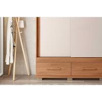 Guarda Roupa Solteiro 2 Portas De Correr E 2 Gavetas Sereno Freijo/off White - Caemmun - 5