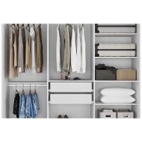 Guarda Roupa Solteiro 6 Portas E 3 Gavetas Paolla Cinamomo - Acp - 6