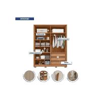 Guarda Roupa Solteiro 4 Portas E 3 Gavetas Lior Freijo/off White Mr - Caemmun - 2