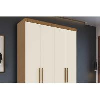 Guarda Roupa Solteiro 4 Portas E 2 Gavetas Ph 1714 Carvalho Vermontt/off White - Herval - 5