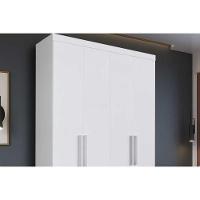 Guarda Roupa Solteiro 4 Portas E 2 Gavetas Ph 1714 Carvalho Vermontt/off White - Herval - 7