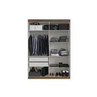 Guarda Roupa Solteiro 4 Portas E 2 Gavetas Ph 1714 Carvalho Vermontt/off White - Herval - 8