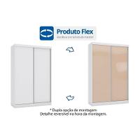 Guarda Roupas 2 Portas De Correr E 2 Gavetas N571 Flex Canela/canela Ou Off White - Kappesberg