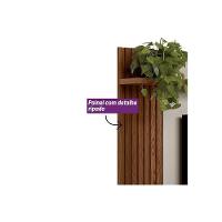 Home P/ Tv Até 55 Pol Alvorada C/ 1 Porta E 1 Prateleira 200x130cm Freijó/off White - Linea Brasil