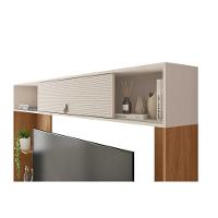 Home P/ Tv Até 65 Pol Sinfonia C/ 3 Portas E 7 Nichos 200x203cm Freijo/off White Mr - Caemmun - 6