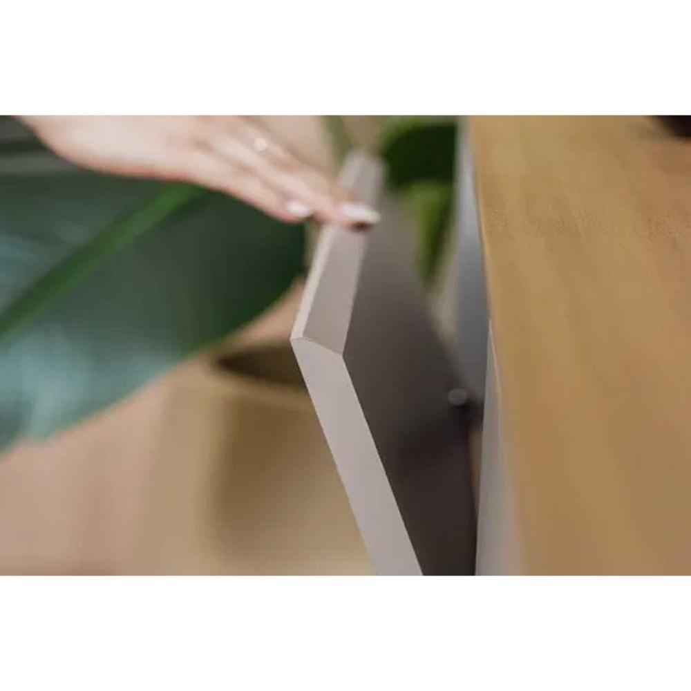 Home P/ Tv Até 100 Pol Modular 3.0 Ripado C/ 3 Porta. 1 Prat. 2,97x2,50cm Tauari/gris Fosco - Linea Brasil - 7