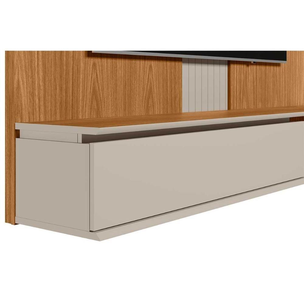 Home P/ Tv Até 65 Pol Friburgo C/ 1 Porta E 1 Prateleira 160x136cm Nature/off White - Linea Brasil - 5