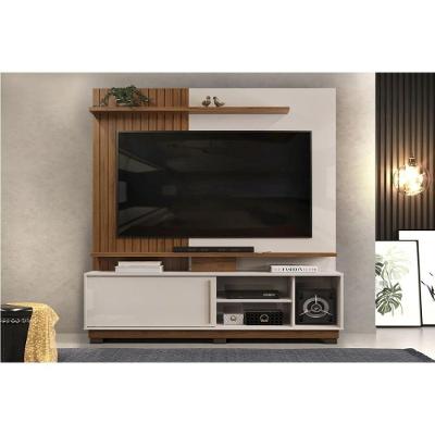 Home P/ Tv Até 55 Pol Atenas C/ 1 Porta 184x150cm Freijo/off White - Dj Móveis