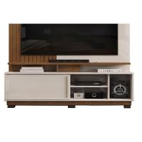 Home P/ Tv Até 55 Pol Atenas C/ 1 Porta 184x150cm Freijo/off White - Dj Móveis - 5