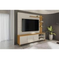 Home P/ Tv Até 70 Pol Napoli C/ 3 Portas 4 Prateleiras E Led 193x200cm Tauari/off White Fosco - Linea Brasil - 7